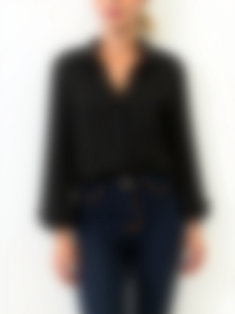Chemise noire longue